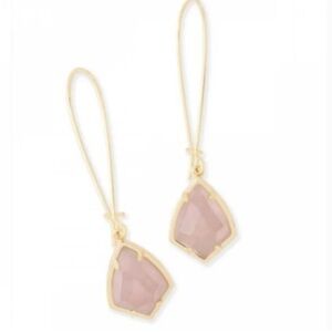 Kendra Scott Gold and Blush Earrings